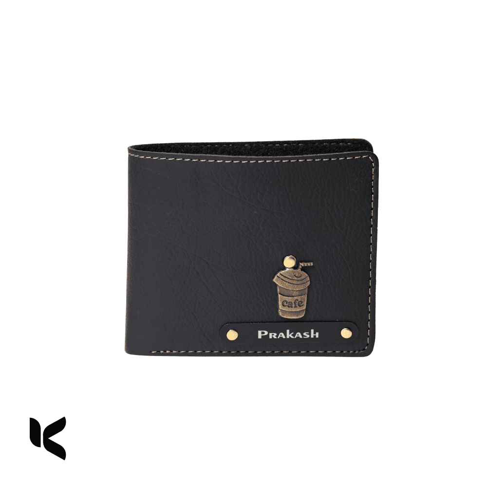 Personalized Men's Wallet with Name & Charm - Image 5