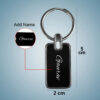 premium personalised oval metal keychain – name or message engraved premium personalised oval metal keychain – name or message engraved