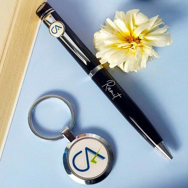 CA Special Gift Combo – Personalised Metal Pen & Keychain Set for Chartered Accountants - Image 6