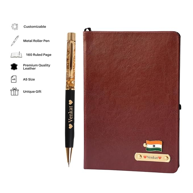 2-in-1 Personalised Corporate Gift Set – Diary & Pen - Image 7