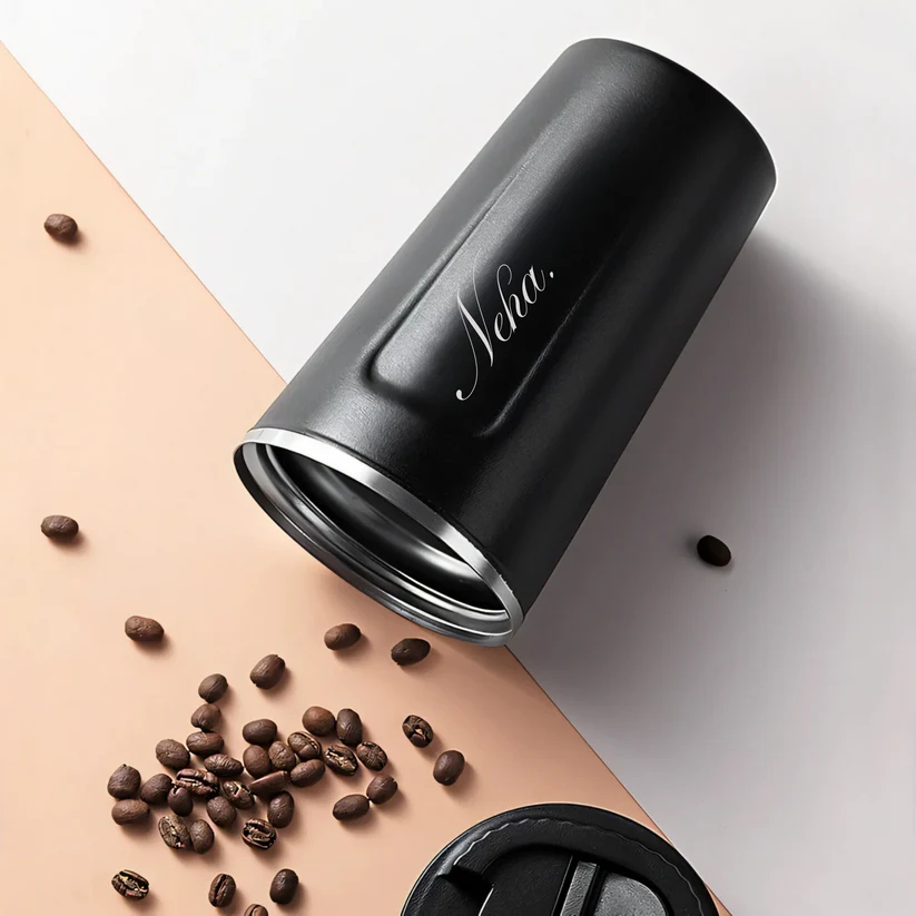 Smart LED Temperature Sensing Vacuum Insulated Stainless Steel Coffee Mug - Image 7