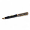 designer personalised metal roller ball pen – name engraved, black & gold designer personalised metal roller ball pen – name engraved, black & gold