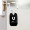 premium personalised oval metal keychain – name or message engraved premium personalised oval metal keychain – name or message engraved