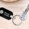 premium personalised oval metal keychain – name or message engraved premium personalised oval metal keychain – name or message engraved
