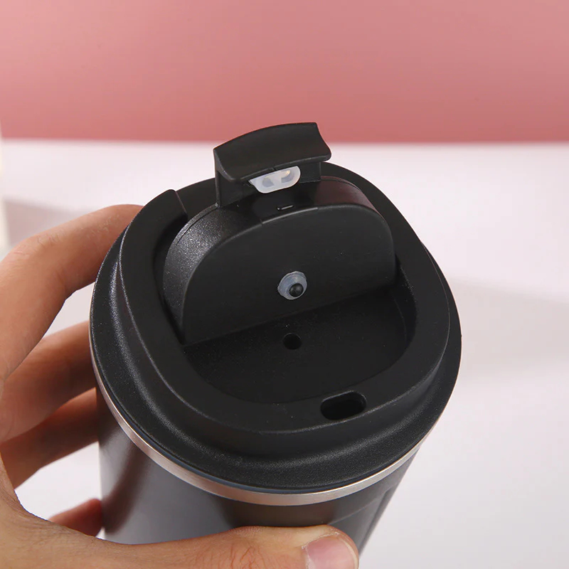 Smart LED Temperature Sensing Vacuum Insulated Stainless Steel Coffee Mug - Image 13