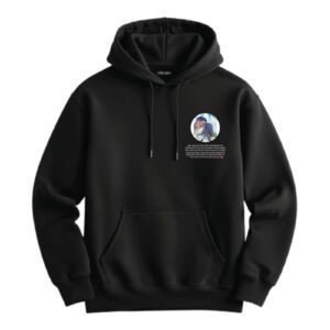 Romantic Couple Photo Hoodie with Hindi Love Quote