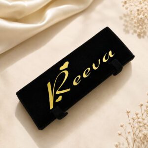 Personalised Oxidised Jhumka Earring Folding Organiser Box (Set of 12 Pairs)